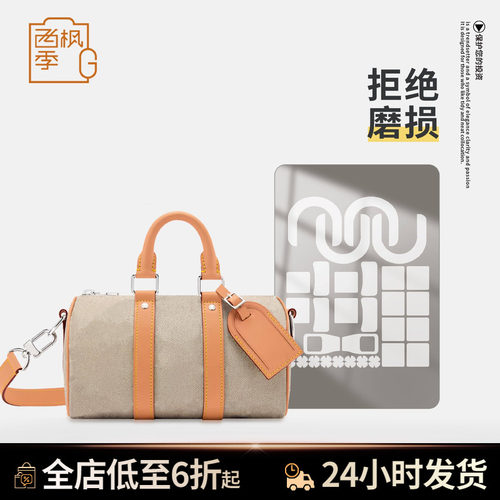 适用LV KEEPALL 25 手袋包包五金保护膜防磨损金属无痕不留胶贴膜