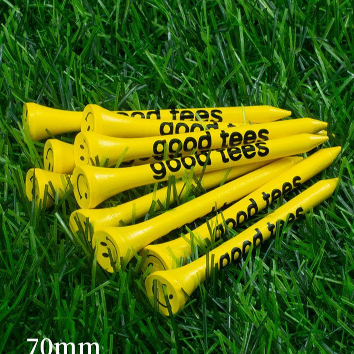 高尔夫球tee笑脸T球座球拖座42 70 83 mm GOLF高尔夫球钉100支