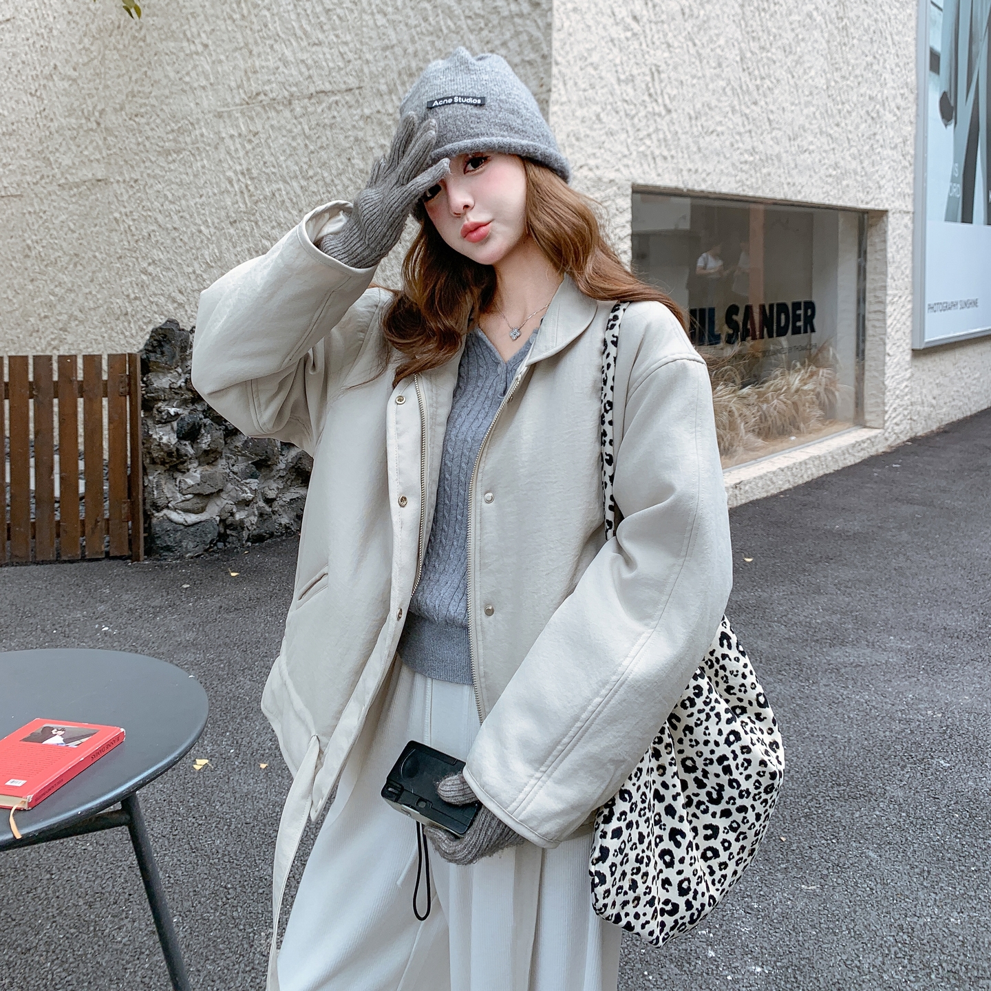 【现货】下摆抽绳可收棉服885-P195-K318，女装棉衣/棉服，浙宝189