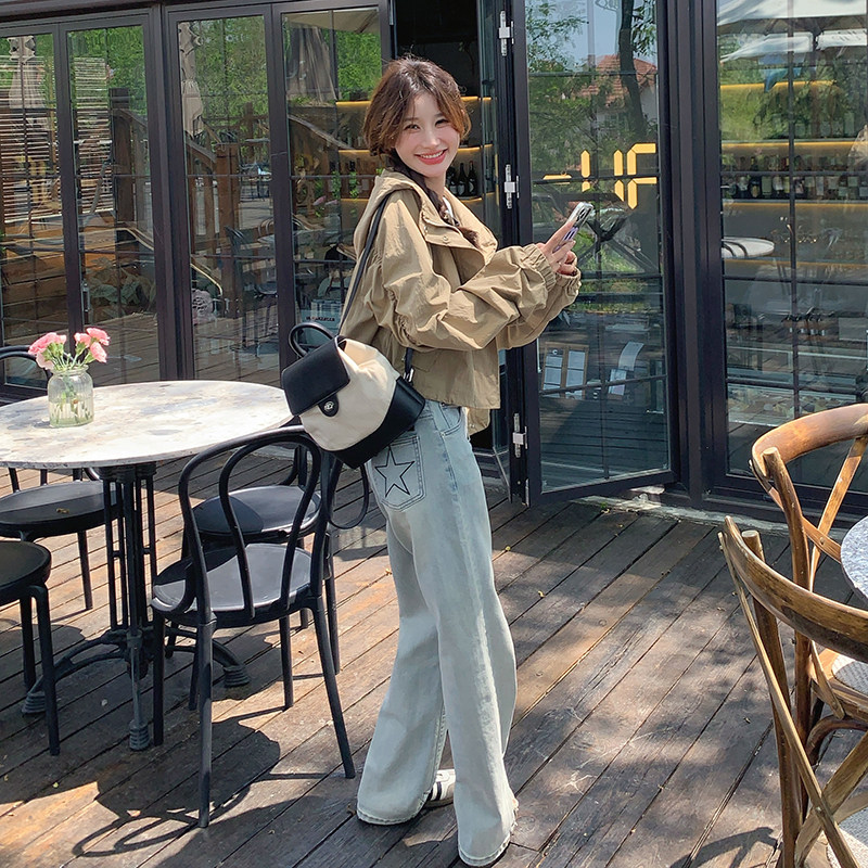 【现货】工装下摆可抽绳外套752-P150-K228，女装短外套，浙宝189