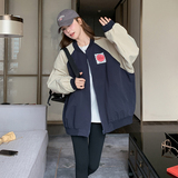 【现货】撞色宽松休闲棒球服外套797-P145-K08，女装短外套，浙宝189