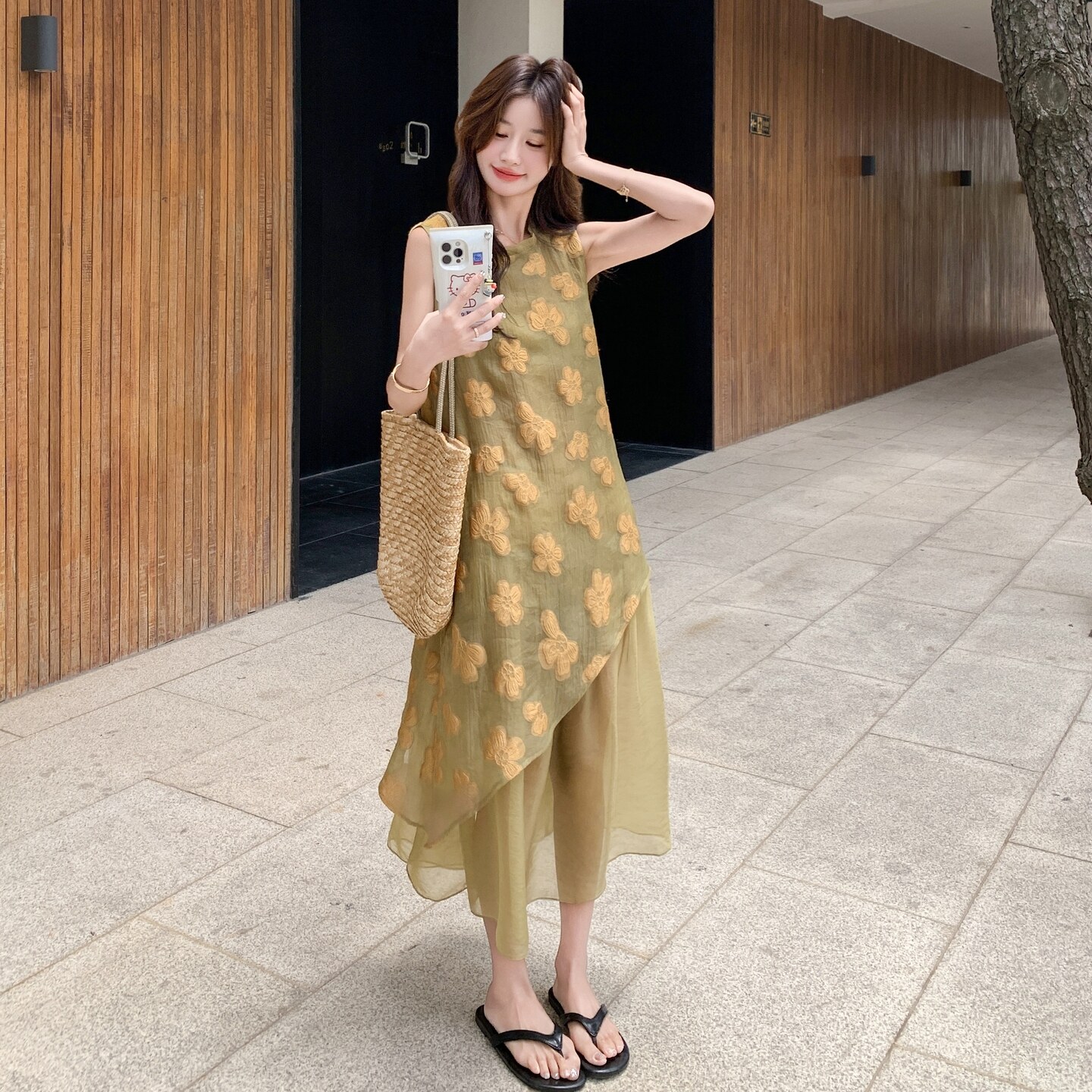 【现货】新中拼接连衣裙7130-P125-K188，女装连衣裙，浙宝189