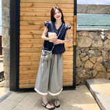 【现货】盐系休闲格子裤两件套7116-P145-K208，商品下架区，浙宝189