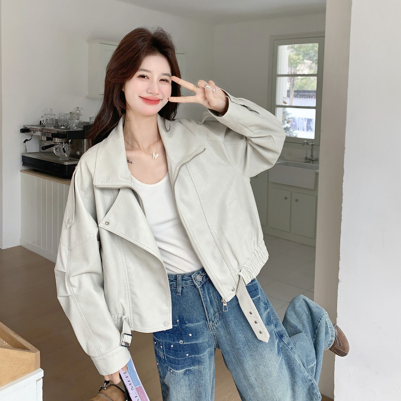 【现货】26春休闲百搭舒适皮衣8172-P165-K268，女装皮衣，浙宝189