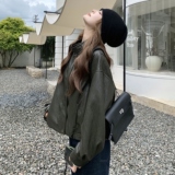 【现货】PU皮休闲皮衣外套6811-P165-K238，女装皮衣，浙宝189