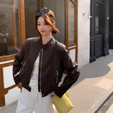 【现货】休闲舒适皮衣8178-P155-K248，女装皮衣，浙宝189