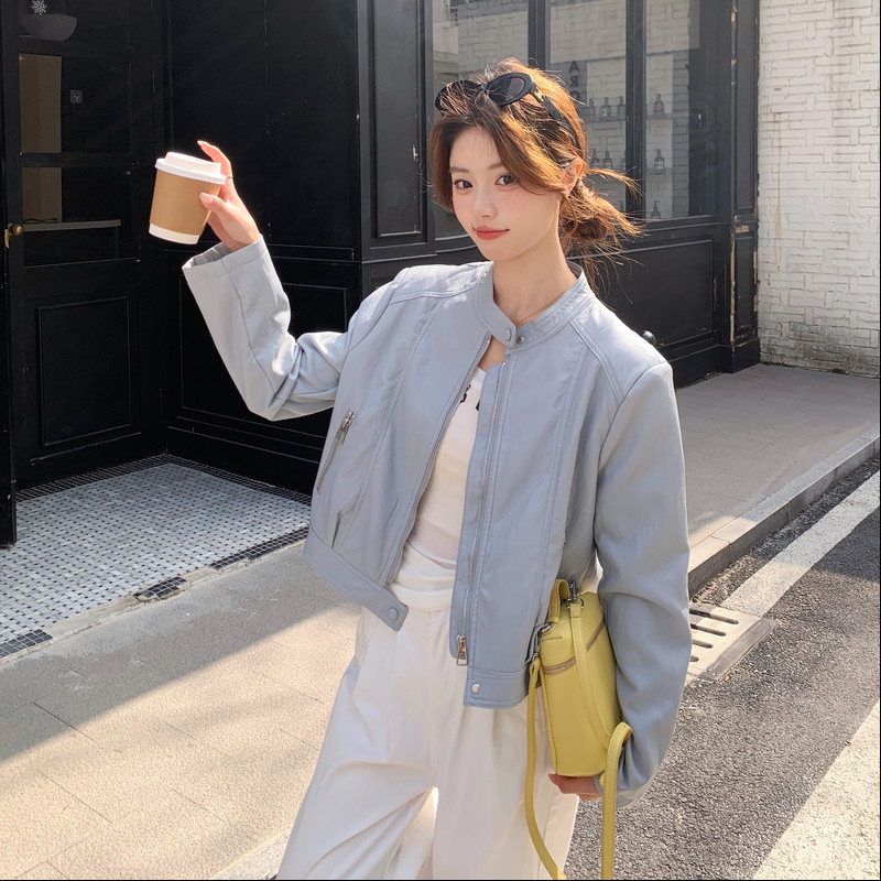 【现货】休闲舒适皮衣8178-P155-K248,女装皮衣,浙宝189