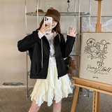 【现货】可脱卸帽PU皮外套88688-P135-K188，女装皮衣，浙宝189