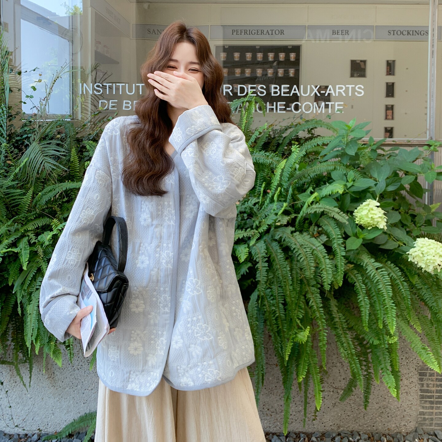 【现货】提花休闲风衣外套8109-P175-K248,女装风衣,浙宝189