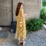 【现货】新中花朵连衣裙7137-P130-K198，女装连衣裙，浙宝189