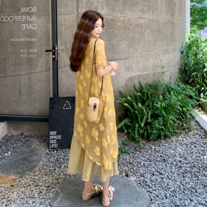 【现货】新中花朵连衣裙7137-P130-K198图片