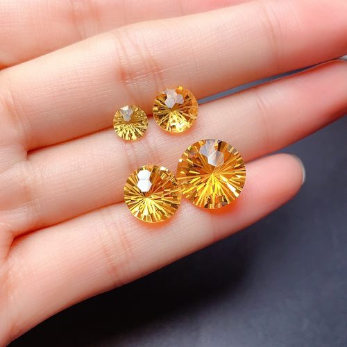 烟花圆形可代加工吊坠裸石戒面