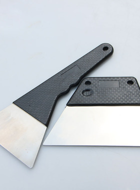 汽车贴膜工具铲胶不锈钢刮板长柄钢刮塞边烫膜烫泡铁刮板刮刀铲刀