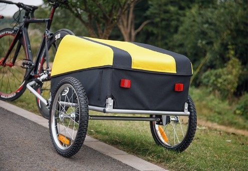 可折叠自行车拖车 便携式户外野营小拖车自行车狗猫宠物拖车,自行车/骑行装备/零配件,骑行台,淘宝优惠券,粉丝福利购,淘宝优惠卷