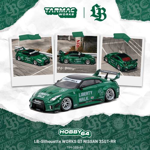 TW 1:64 LB-Silhouette WORKS GT 日产NISSAN 35GT-RR 合金车模