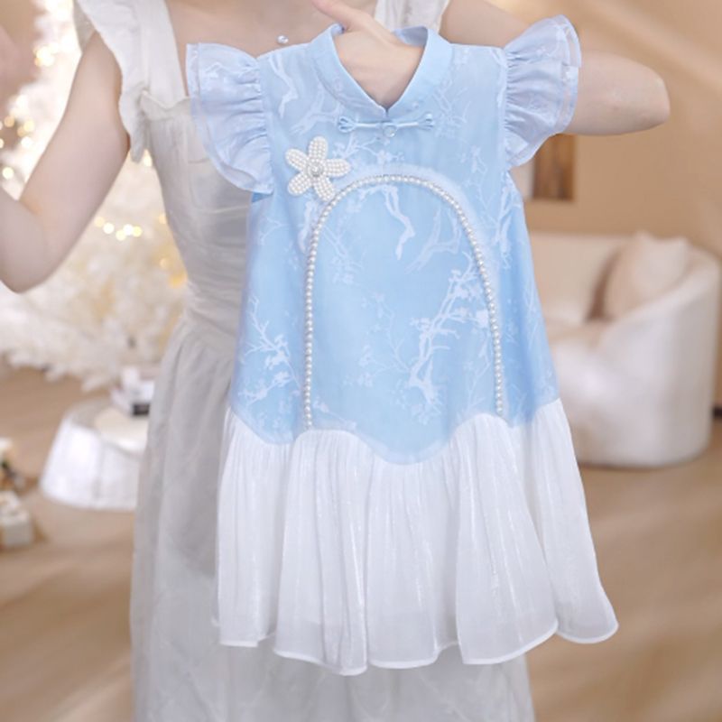 女童中式新款夏季旗袍裙2025儿童