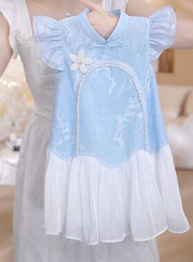 女童中式新款夏季旗袍裙2026儿童