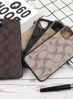 C寇适用苹果16手机壳iphone15plus保护套14promax防摔13奢华皮质12情侣全包边二合一保护套