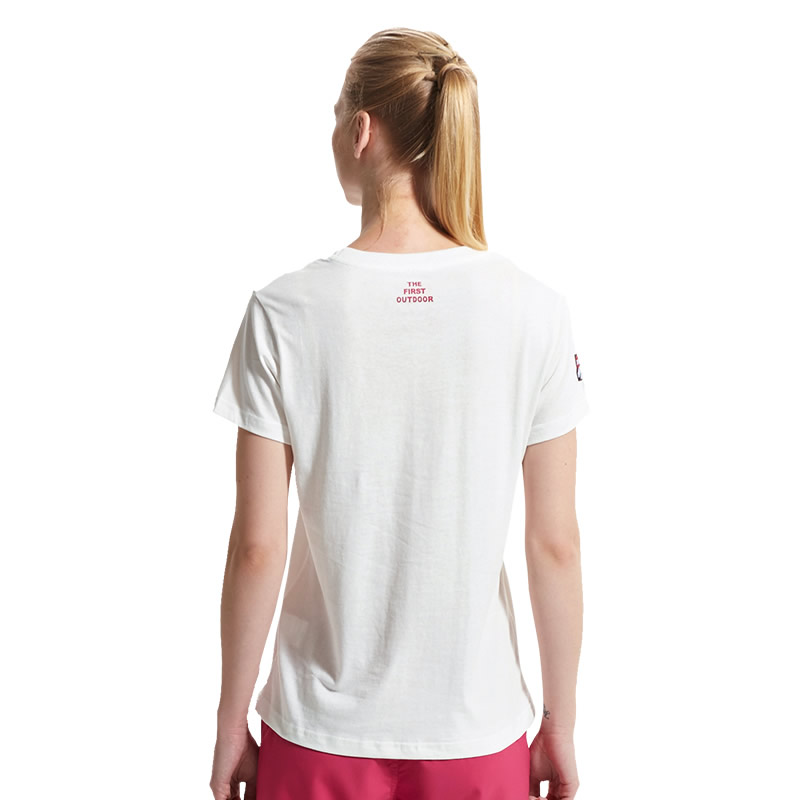 T-shirt sport pour femme THEFIRSTOUTDOOR à manche courte en coton - Ref 2027514 Image 2