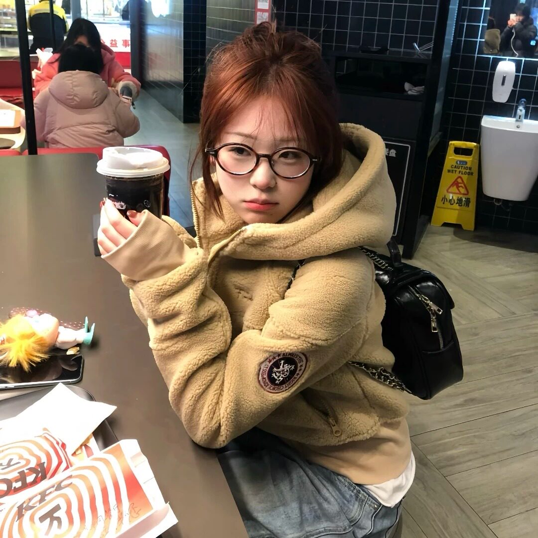 羊羔绒慵懒感美式复古短款外套女2026秋冬新款加厚小个子毛绒上衣