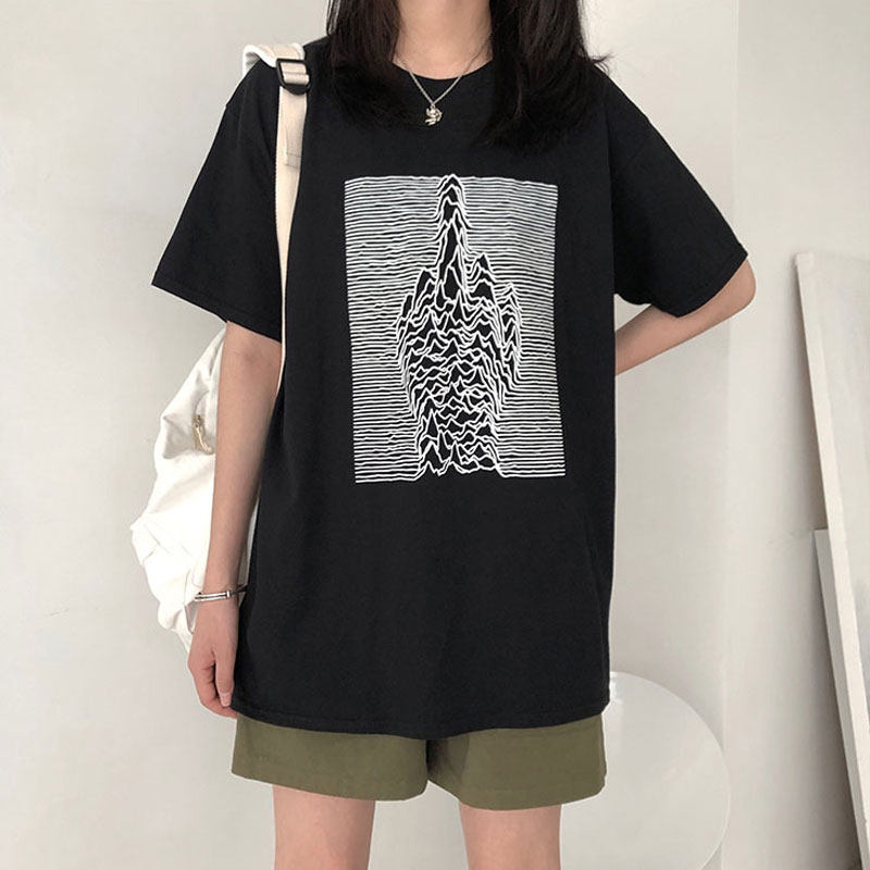 山本耀司t恤暗黑系设计感别致创意印花短袖体恤复古小众原宿上衣
