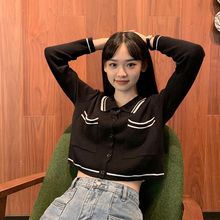 日系学生jk暗黑系少女软糯长袖毛衣1