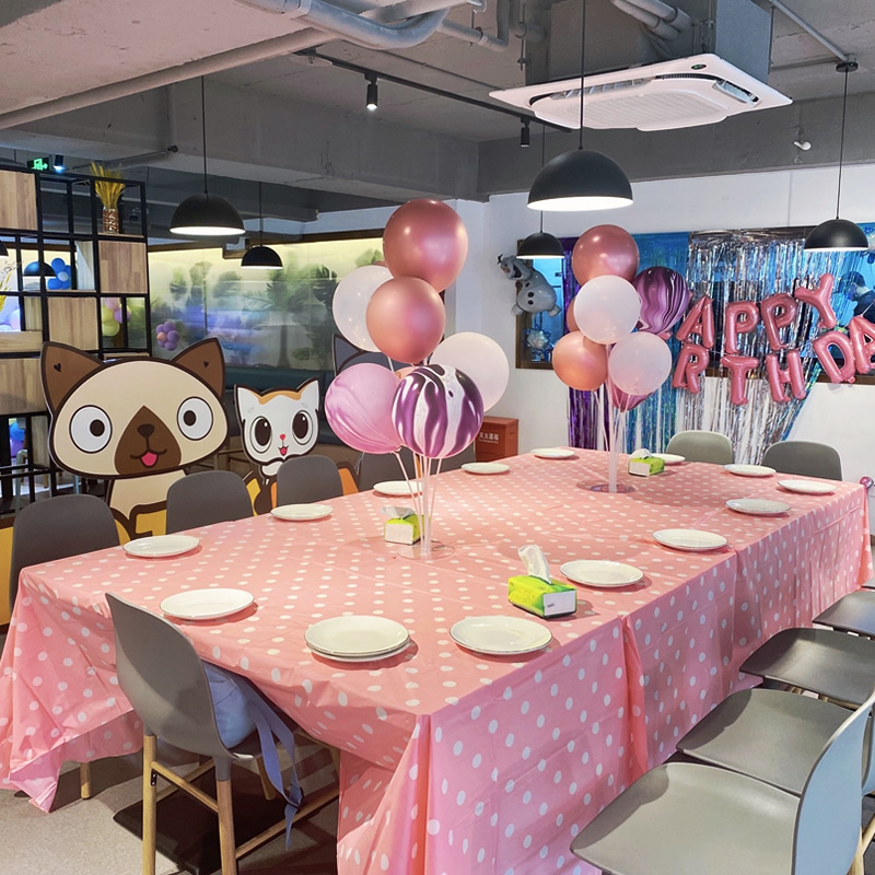 ins风party节日长方形一次性桌布