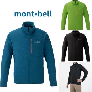 日本 montbell Climate Grid 男户外立领保暖拉链开衫1106795