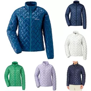 日本montbell 户外保暖Plasma1000蓬内胆女士羽绒服1101529