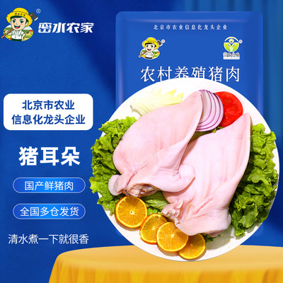 新鲜猪耳朵2斤 去耳根 猪肉生鲜 卤肉食材