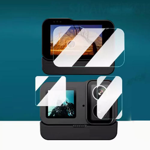 适用于SJCAM速影SJ20贴膜拇指运动相机sJ20屏幕膜非钢化膜摩托车记录仪4k全景摄相机膜Sjcam sj20镜头膜