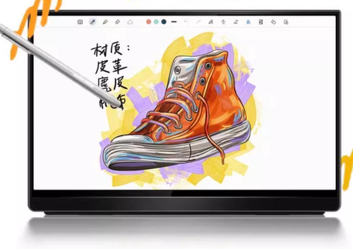 适用于 EHOMEWEI Q3 Pro 16英寸便携屏钢化贴膜 书写类纸膜 防爆高清防指纹膜 防蓝光磨砂清晰防反膜