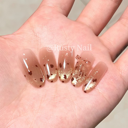 秋冬高级感豹纹猫眼纯手工穿戴甲