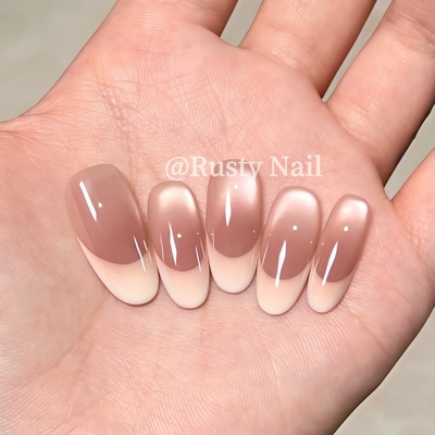 嬛嬛甘露寺裸色猫眼纯手工穿戴甲