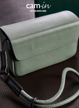 cam·in 理光gr3x收纳包gr4手抓包gr2小方包小黑卡真皮手拿相机包