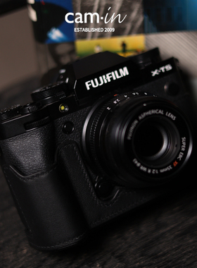 cam-in富士XT5保护套复古swift牛皮相机套fuji xt5半套底座壳配件