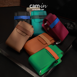 cam·in意大利swift牛皮相机便携小包适用理光gr2 gr3x收纳包 gr3