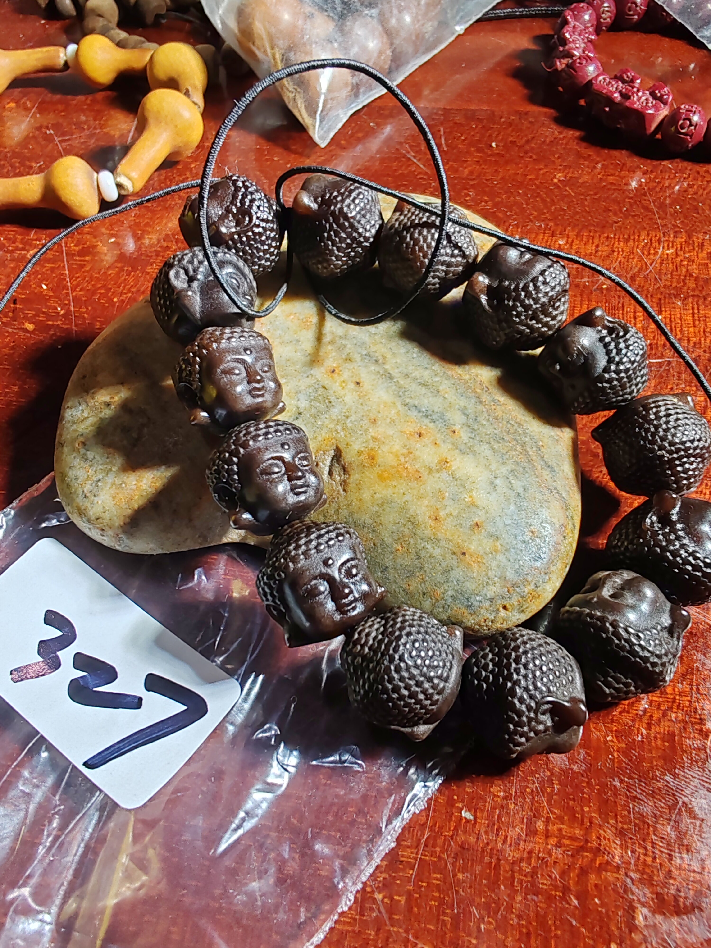 手工老菩提根手串手链密度高份量沉文玩收藏品孤品327号