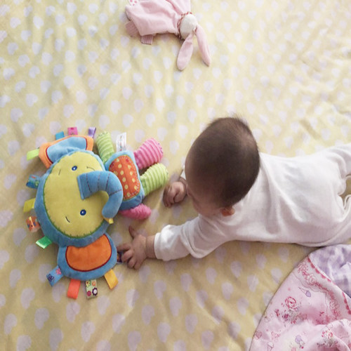 可啃咬标签睡眠公仔毛绒布娃娃