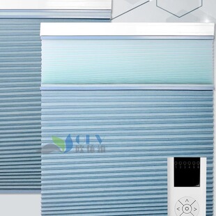 高端定制摩根智能电动日夜帘蜂巢帘直连摩根电动蜂巢帘电动窗帘