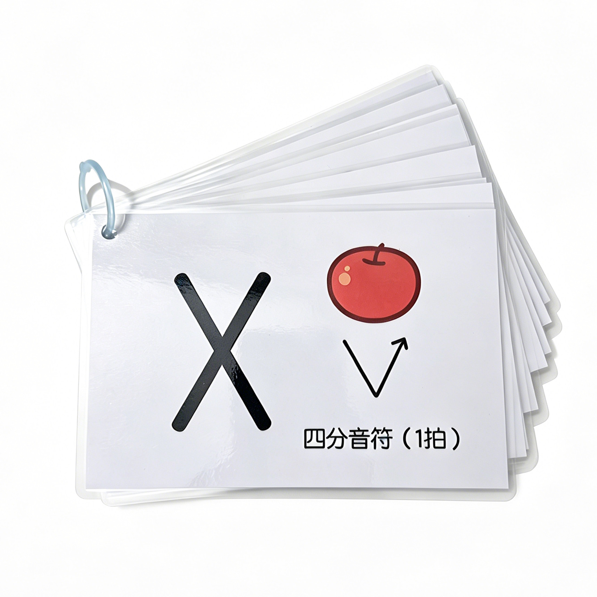 简谱节奏卡小学音乐考编公开课
