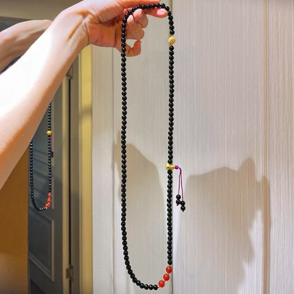 7A高品冰透水润鸽血红红玉髓黑玛瑙多圈手链手串女