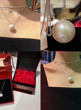 14-15mm天然淡水珍珠吊坠配送