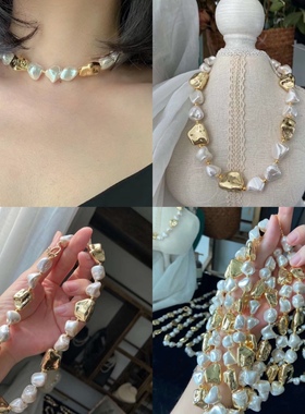 天然深海贝珠时尚百搭气质ins风