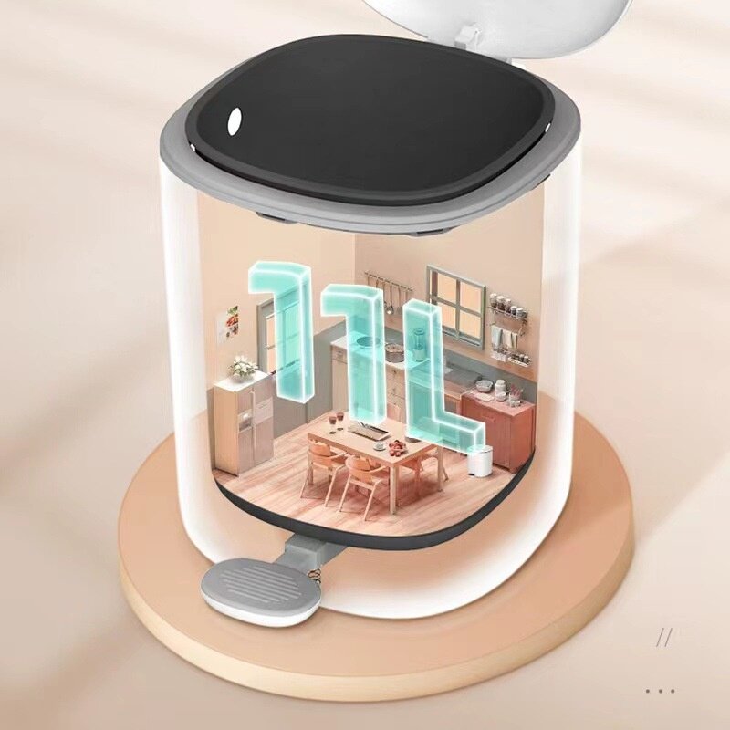 垃圾桶家用客厅卫生间厕所带盖现代简约大脚踩脚踏厨房厨余专用筒