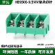 栅栏式 9.5MM可拼接 接线端子PCB焊接端子绿色开关电源端子HB9500