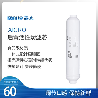 康富乐 溢泰 KEMFLO 后置活性炭滤芯 AICRO（小T33）