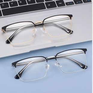 200 150 300度 可配度数防蓝光散光商务全框成品100 近视眼镜男款