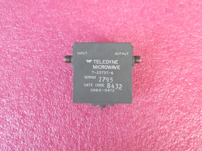 TELEDYNE进口T-2S73T-6 3-4.4GHzSMA RF射频微波同轴隔离器