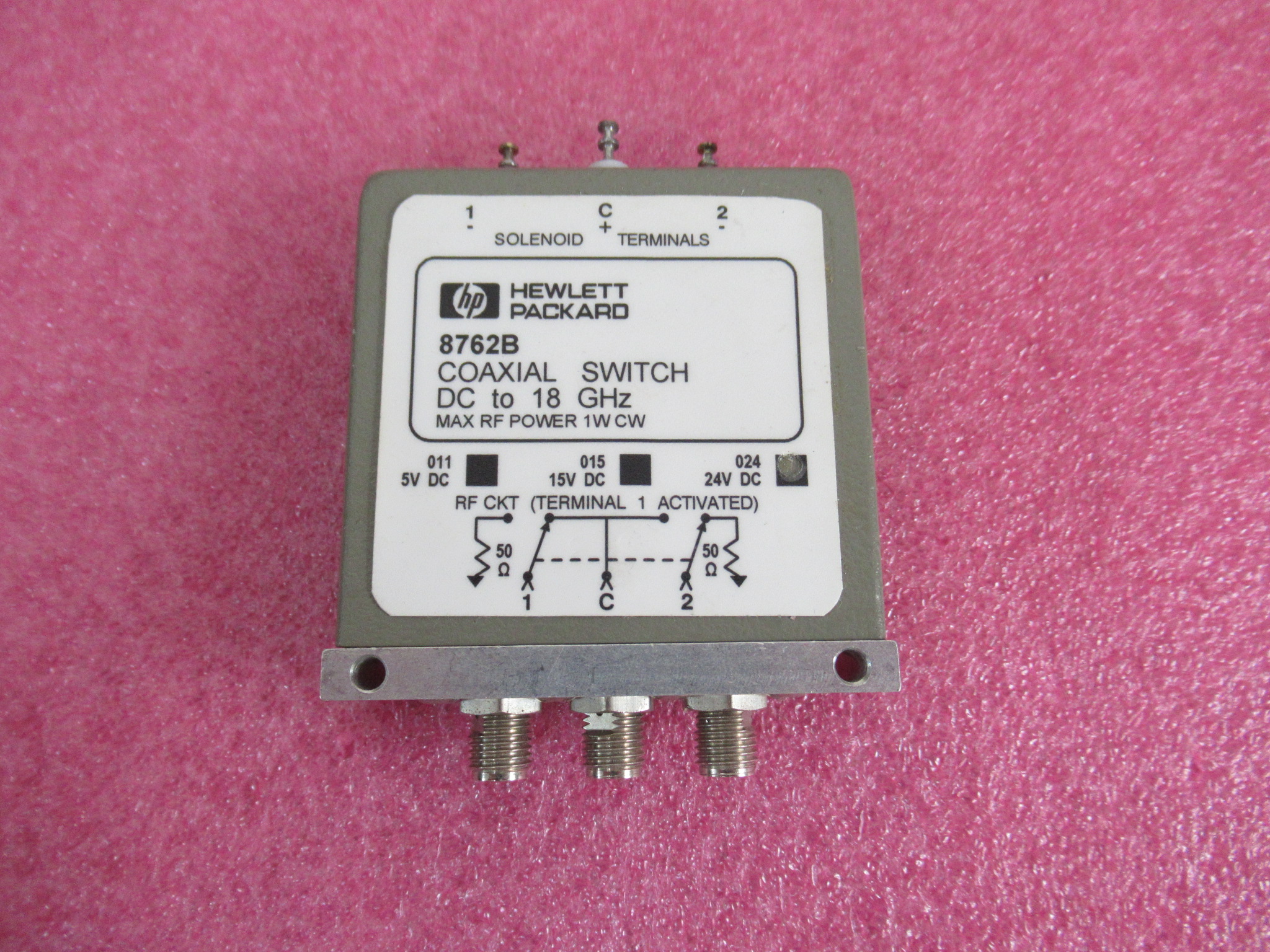 HP 8762B24V同轴开关DC-18GHz
